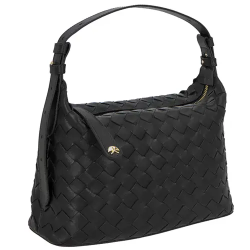 BOLSA MÉDIA LUIZA BARCELOS PRETO