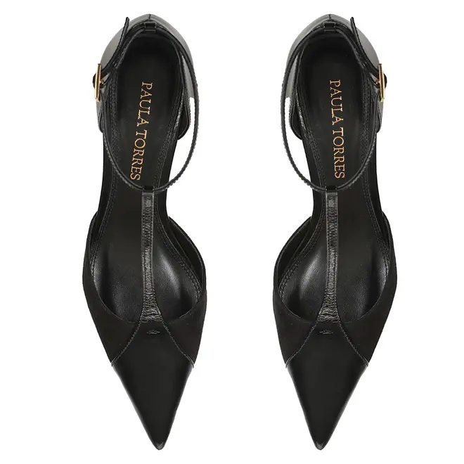 SCARPIN SALTO BAIXO BONIE PAULA TORRES PRETO