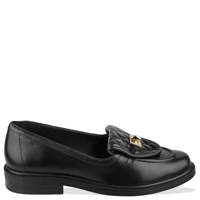 MOCASSIM SALTO BAIXO AREZZO PRETO