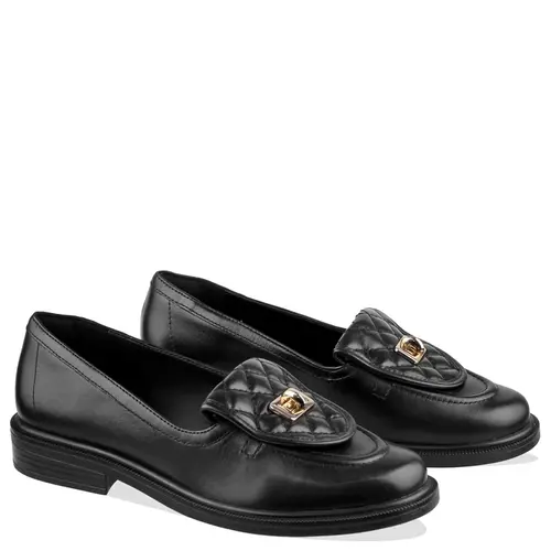 MOCASSIM SALTO BAIXO AREZZO PRETO