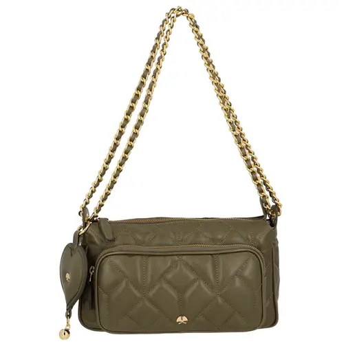 BOLSA PEQUENA MATELASSÊ LUIZA BARCELOS VERDE