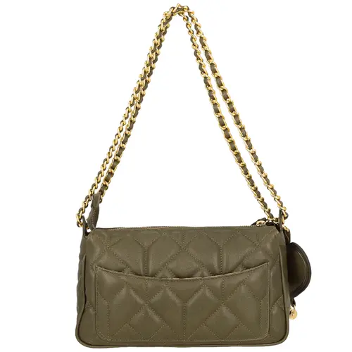 BOLSA PEQUENA MATELASSÊ LUIZA BARCELOS VERDE