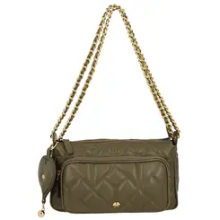 BOLSA PEQUENA MATELASSÊ LUIZA BARCELOS VERDE