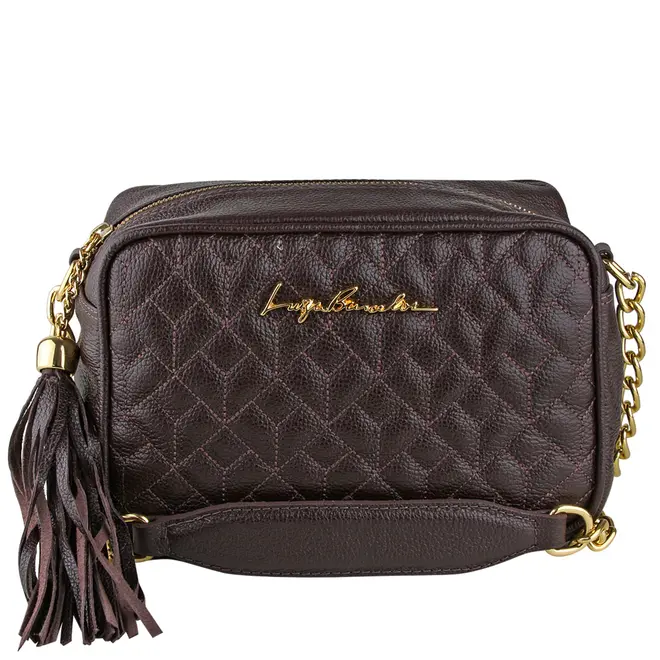 BOLSA PEQUENA LUIZA BARCELOS MARROM