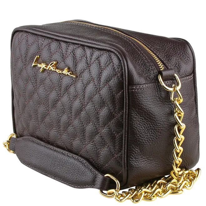 BOLSA PEQUENA LUIZA BARCELOS MARROM