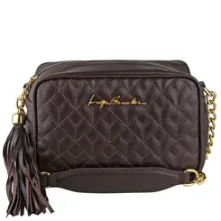 BOLSA PEQUENA LUIZA BARCELOS MARROM