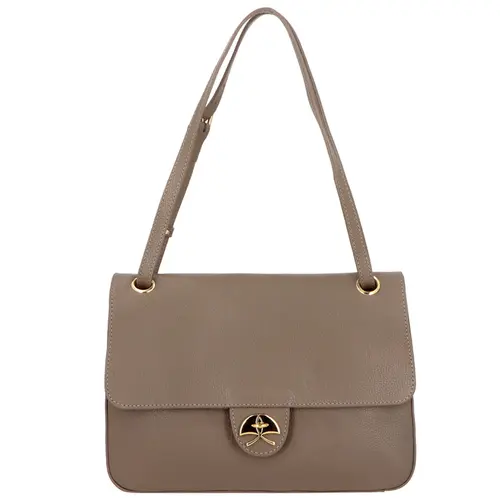 BOLSA MÉDIA LUIZA BARCELOS CINZA