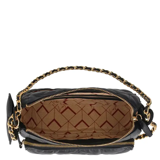 BOLSA PEQUENA MATELASSÊ LUIZA BARCELOS PRETO