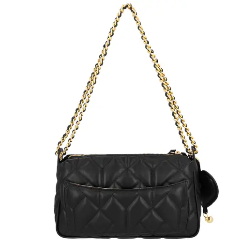 BOLSA PEQUENA MATELASSÊ LUIZA BARCELOS PRETO