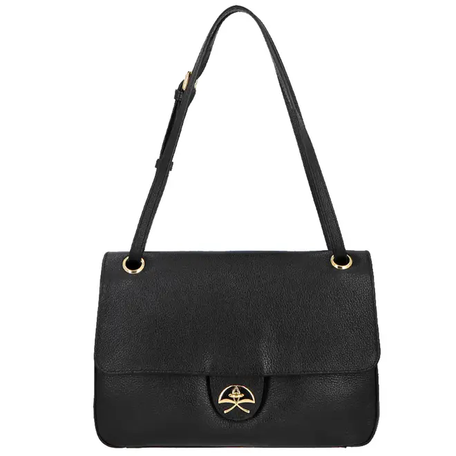 BOLSA MÉDIA LUIZA BARCELOS PRETO