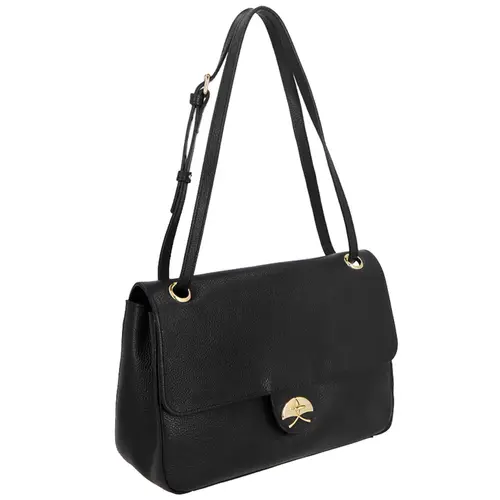BOLSA MÉDIA LUIZA BARCELOS PRETO