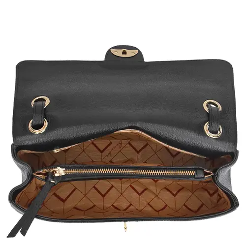 BOLSA MÉDIA LUIZA BARCELOS PRETO