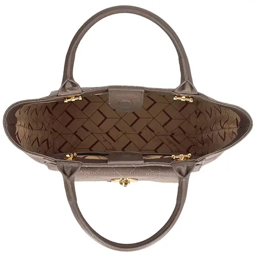 BOLSA TOTE MÉDIA LUIZA BARCELOS CINZA