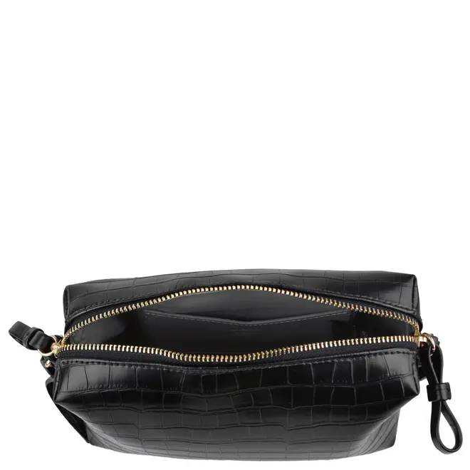 BOLSA PEQUENA CROCO AREZZO PRETO