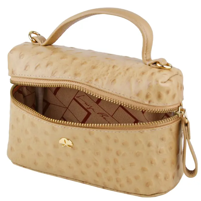 BOLSA PEQUENA VANITY LUIZA BARCELOS BEGE