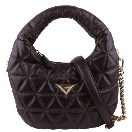 BOLSA MÉDIA HOBO 944 SCHUTZ MARROM