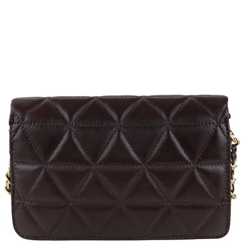 BOLSA MÉDIA MATELASSÊ 944 SCHUTZ MARROM