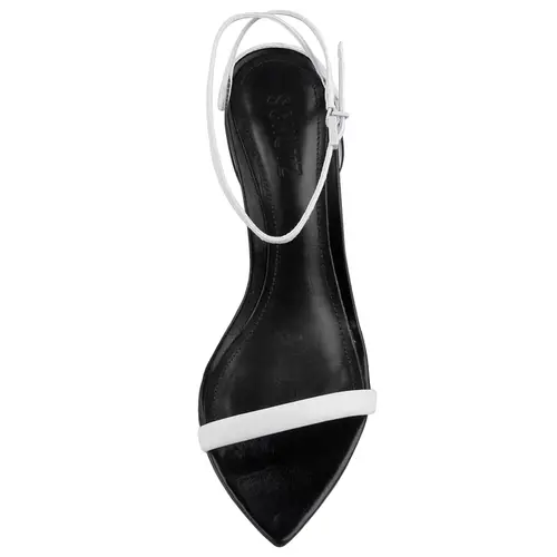 SANDÁLIA SALTO MÉDIO SKYE LEAF SCHUTZ BRANCO
