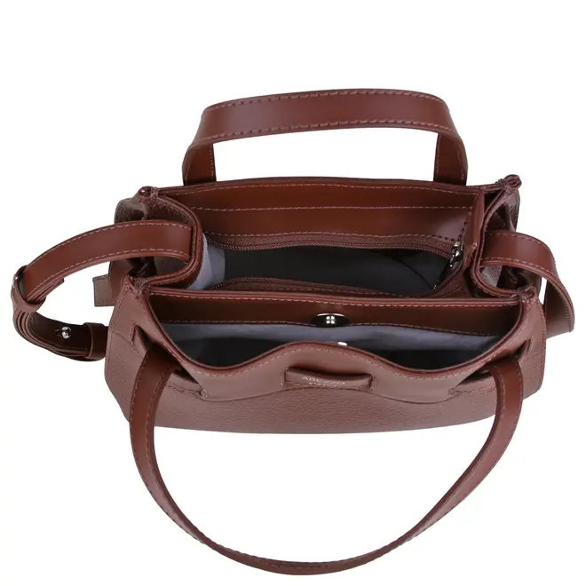BOLSA PEQUENA TOTE AREZZO MARROM