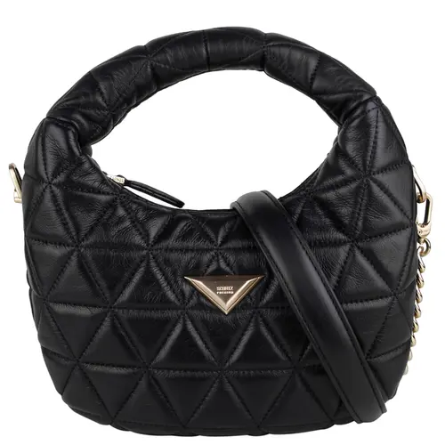 BOLSA MÉDIA HOBO 944 SCHUTZ PRETO