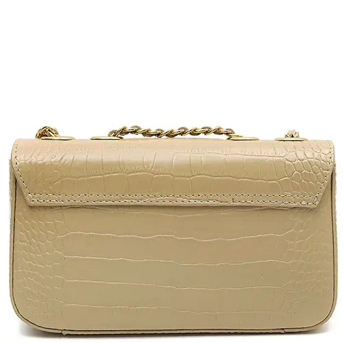 BOLSA PEQUENA ANNE NEW CROCO ISLA BEGE