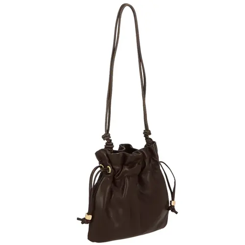 BOLSA PEQUENA LUIZA BARCELOS MARROM