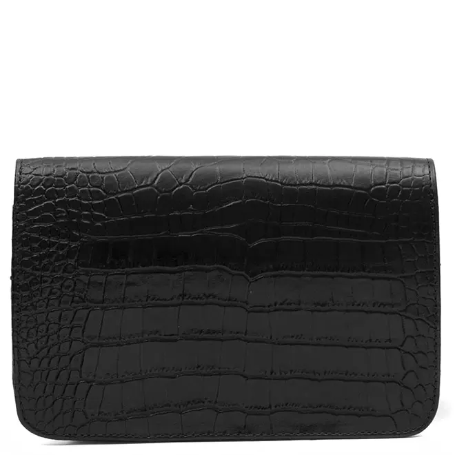 BOLSA CARTEIRA NEW CROCO ISLA PRETO
