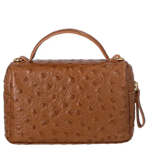 BOLSA PEQUENA VANITY LUIZA BARCELOS CARAMELO