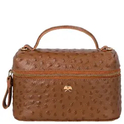 BOLSA PEQUENA VANITY LUIZA BARCELOS CARAMELO