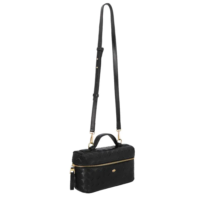 BOLSA PEQUENA TRESSÊ VANITY LUIZA BARCELOS PRETO