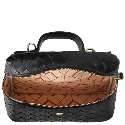 BOLSA PEQUENA TRESSÊ VANITY LUIZA BARCELOS PRETO