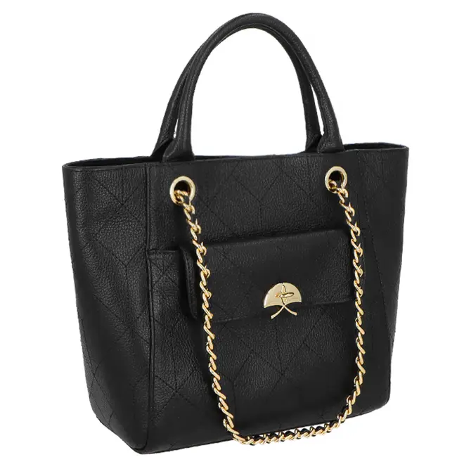 BOLSA TOTE MÉDIA LUIZA BARCELOS PRETO