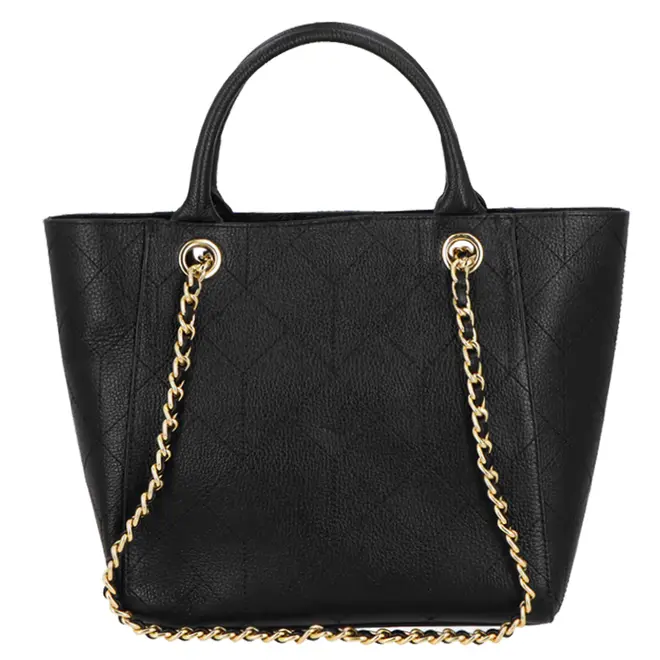 BOLSA TOTE MÉDIA LUIZA BARCELOS PRETO