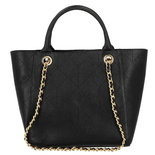BOLSA TOTE MÉDIA LUIZA BARCELOS PRETO