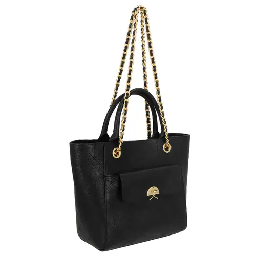 BOLSA TOTE MÉDIA LUIZA BARCELOS PRETO