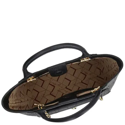BOLSA TOTE MÉDIA LUIZA BARCELOS PRETO
