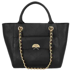 BOLSA TOTE MÉDIA LUIZA BARCELOS PRETO