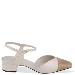 SANDÁLIA SALTO BAIXO AREZZO BRANCO
