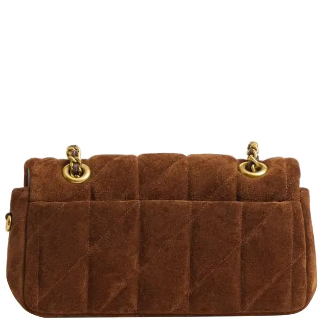 BOLSA COACH NEW YORK TABBY SHOULDER MARROM