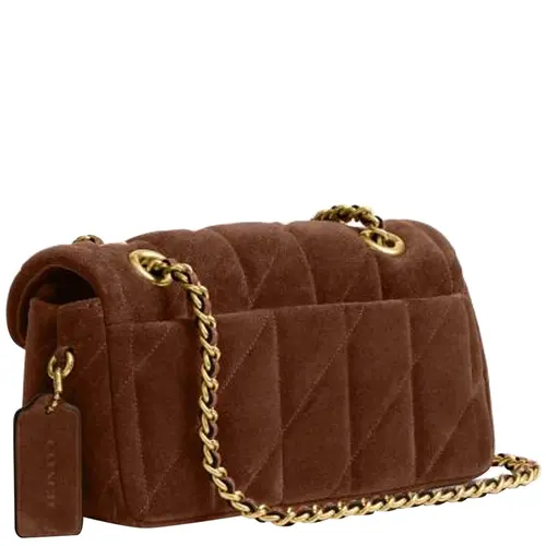 BOLSA COACH NEW YORK TABBY SHOULDER MARROM