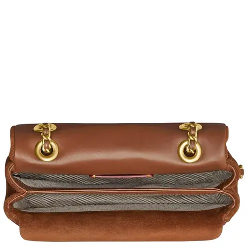 BOLSA COACH NEW YORK TABBY SHOULDER MARROM