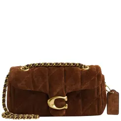 BOLSA COACH NEW YORK TABBY SHOULDER MARROM