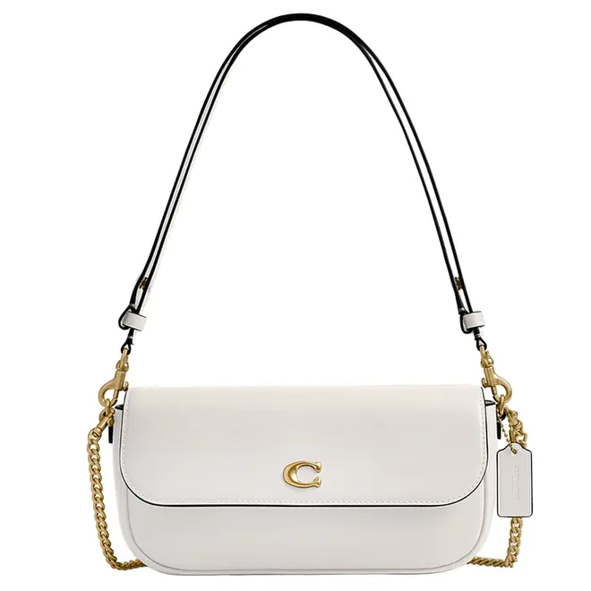 BOLSA COACH NEW YORW BROOK FLAP BRANCO