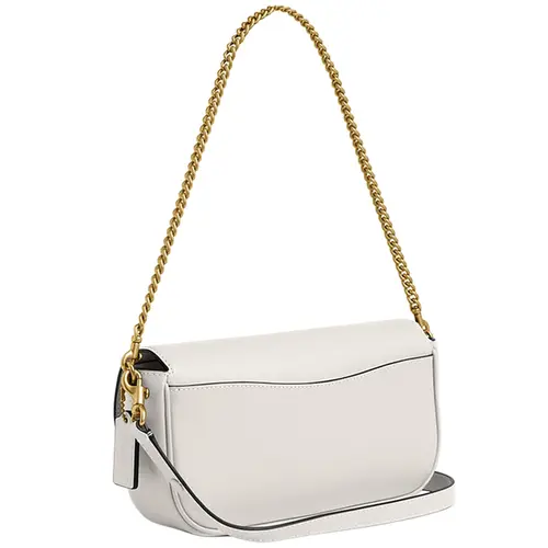 BOLSA COACH NEW YORW BROOK FLAP BRANCO
