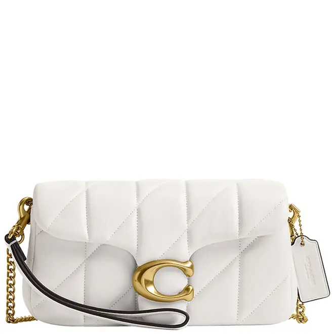 BOLSA COACH NEW YORK TABBY 19 CHAIN BRANCO