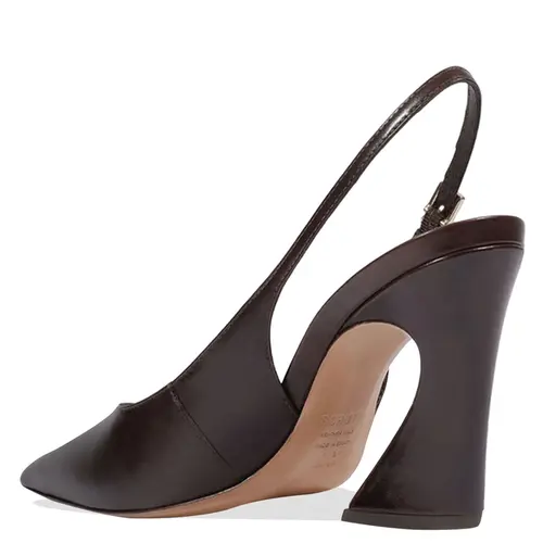 SCARPIN SALTO ALTO SLINGBACK LEXI SCHUTZ MARROM