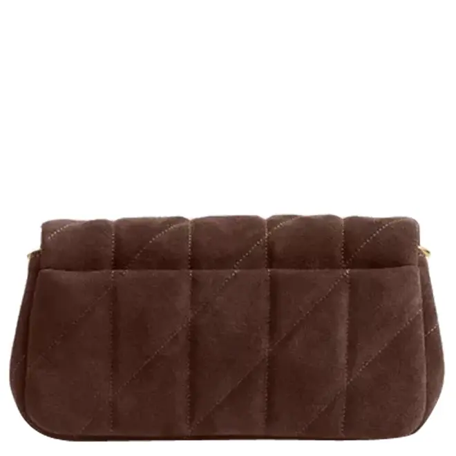 BOLSA COACH NEW YORK TABBY CHAIN 19 MARROM