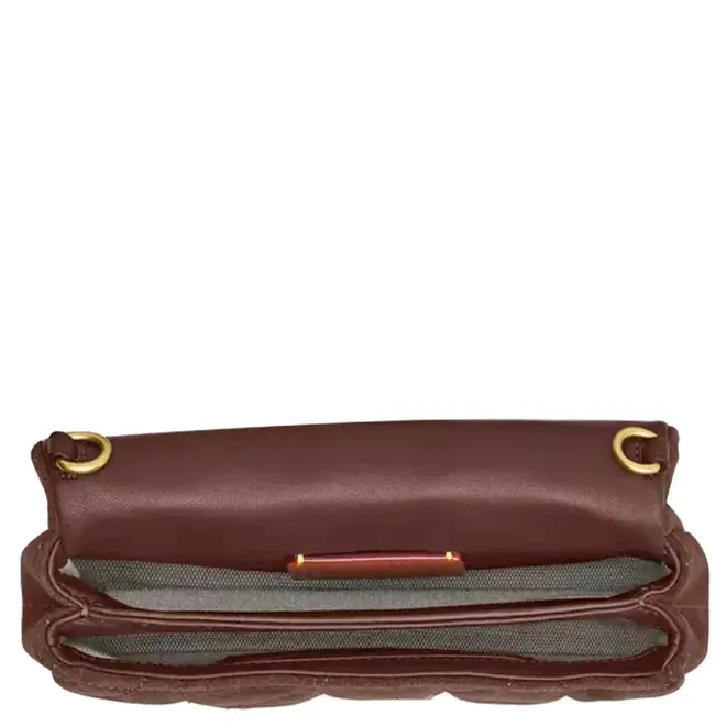 BOLSA COACH NEW YORK TABBY CHAIN 19 MARROM