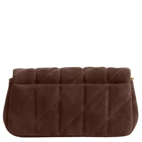 BOLSA COACH NEW YORK TABBY CHAIN 19 MARROM