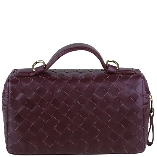 BOLSA PEQUENA TRESSÊ VANITY LUIZA BARCELOS VINHO